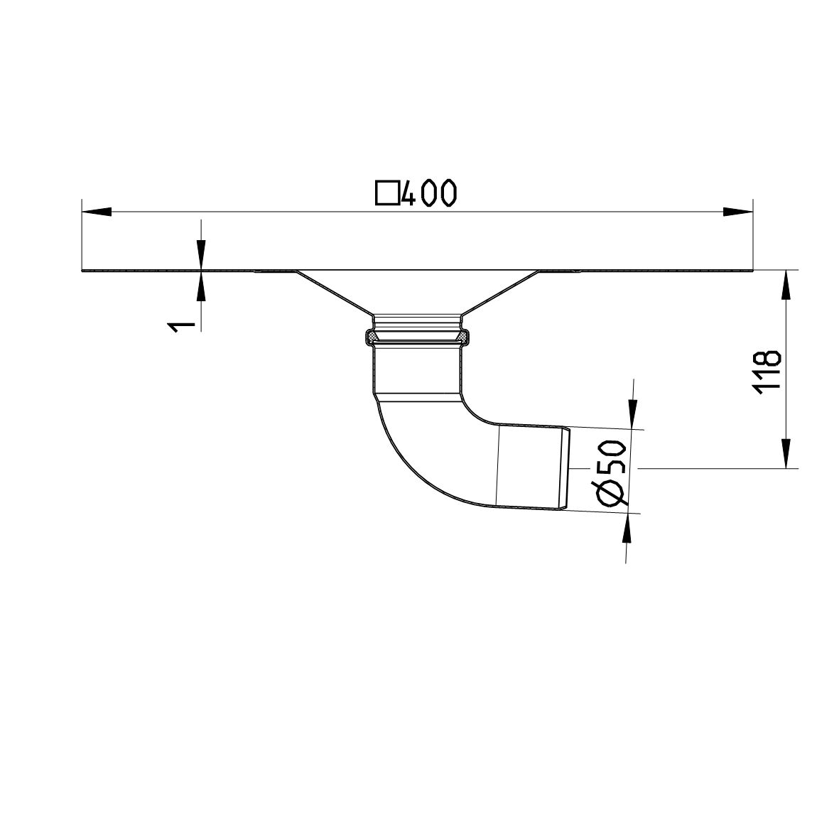 Line drawing of a lower part from the series Lower part-bitumen.